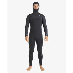 Hooded wetsuit Billabong Furnace Natural 5/4 mm Chest Zip image-2