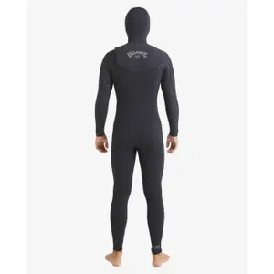 Hooded wetsuit Billabong Furnace Natural 5/4 mm Chest Zip image-3