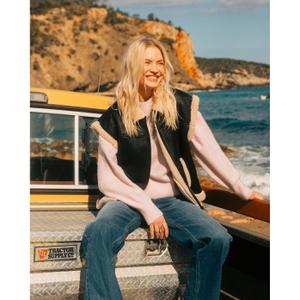 Kurtka damska z sztucznego shearlingu Billabong Night Light image-5