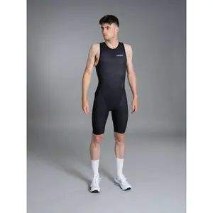 Short sleeveless triathlon suit Bioracer Epic Aqua image-2