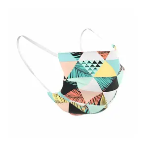 Face mask with triangle pattern for children Bioracer image-0