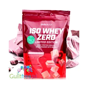 Proteína de chocolate rubí Biotech USA IsoWhey Zero Sin Lactosa!!!Edición limitada! image-0