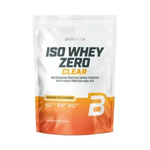 Białko - mrożona herbata brzoskwiniowa Biotech USA Iso Whey Zero image-0