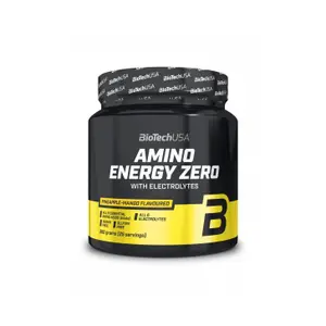 Tarros de aminoácidos con electrolitos Biotech USA amino energy zero - Thé glacé aux pêches - 360g image-0
