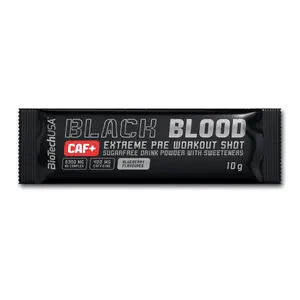 Paquete de 50 paquetes de refuerzo Biotech USA black blood caf + - Raisin bleu - 10g image-0