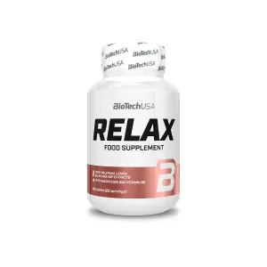Topf mit Nahrungsergänzungsmitteln 60 Tabletten Biotech USA Relax image-0