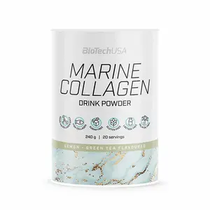 Isotonic drink - green tea - lemon Biotech USA Marine Collagen image-0