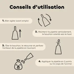 Produto anti-insetos em pipetas para animais de baixa-corte Biovetol (x6) image-2