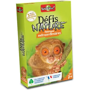 Card games Bioviva Défis Nature Animaux extraordinaires image-0