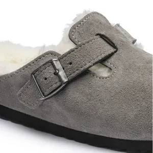Sabots Birkenstock Boston Suede Leather image-5