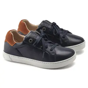 Natural Leather/Suede Child Trainers Birkenstock Porto image-4