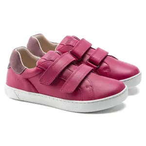 Natural Leather Trainers Girl Birkenstock Porto HL image-4
