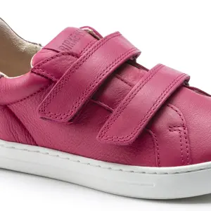 Natural Leather Trainers Girl Birkenstock Porto HL image-5
