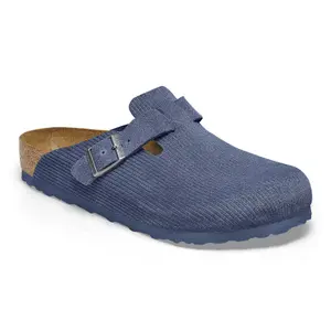 Zamszowe saboty skórzane Birkenstock Boston image-1