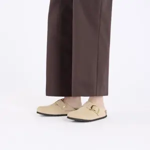 Women's leather clogs Birkenstock Boston Leather image-6