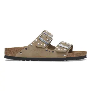 Sandales cuir suède femme Birkenstock Arizona Rivet image-0