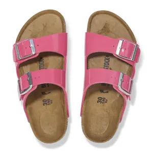 Birko-Flor Glossy Sandals for Girls Birkenstock Arizona image-3