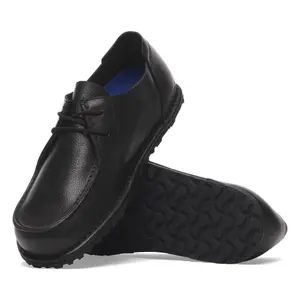 Mocassins cuir à lacets Birkenstock Utti image-4
