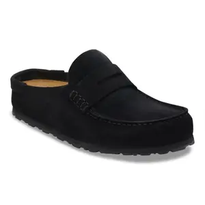 Leather clogs Birkenstock Naples Wrapped Suede image-1