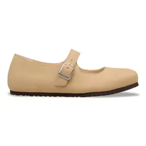 Lederballerinas Damen Birkenstock Santa Clarita Nubuck