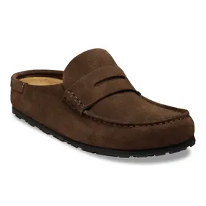 Lederclogs Birkenstock Naples Wrapped Suede image-1