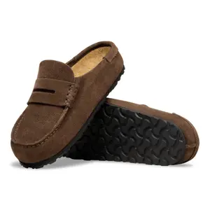 Lederclogs Birkenstock Naples Wrapped Suede image-2