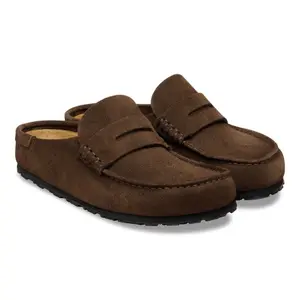 Lederclogs Birkenstock Naples Wrapped Suede image-3