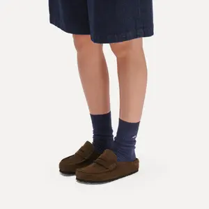 Lederclogs Birkenstock Naples Wrapped Suede image-5