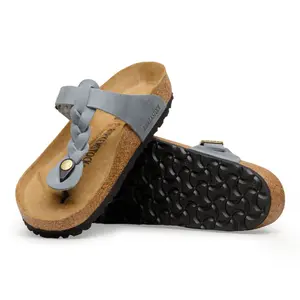 Infradito in pelle oliata donna Birkenstock Gizeh Braided image-2
