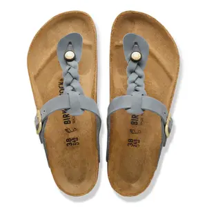 Infradito in pelle oliata donna Birkenstock Gizeh Braided image-3