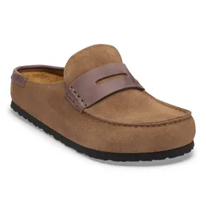 Leather clogs Birkenstock Naples Wrapped Double Stitch Mixed image-1