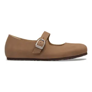 Leather Ballet flats woman Birkenstock Santa Clarita Nubuck