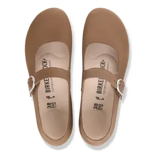 Leather Ballet flats woman Birkenstock Santa Clarita Nubuck image-5