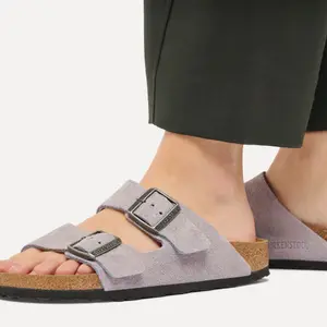 Leather sandals Birkenstock Arizona Suede image-6