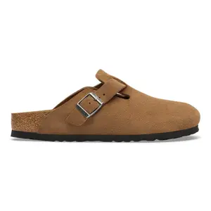 Lederclogs Birkenstock Boston Suede