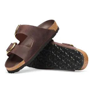Leather sandals woman Birkenstock Arizona Big Buckle Oiled image-4