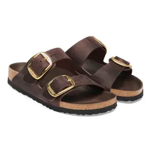 Leather sandals woman Birkenstock Arizona Big Buckle Oiled image-2