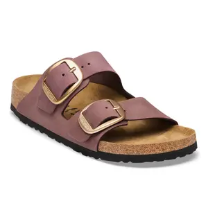 Sandalen aus Nubukleder Damen Birkenstock Arizona Big Buckle image-1