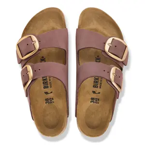 Sandalen aus Nubukleder Damen Birkenstock Arizona Big Buckle image-4