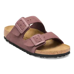 Leather sandals woman Birkenstock OS Suede image-1