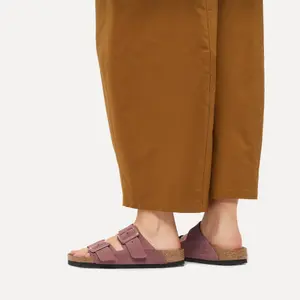 Leather sandals woman Birkenstock OS Suede image-5