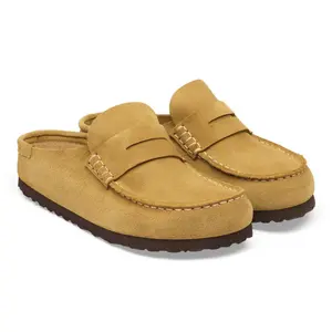 Leather clogs Birkenstock Naples Wrapped Suede image-2