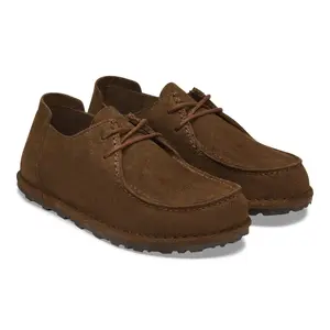Lace-Up Leather Loafers Birkenstock Utti Suede image-3