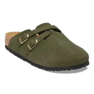 Women's leather clogs Birkenstock Blair Suede image-1