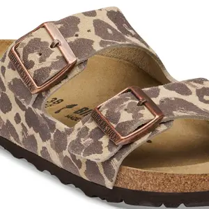 Leather sandals Birkenstock Arizona Suede image-5