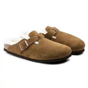 Μπαμπάτσες Birkenstock Boston Suede Leather image-2