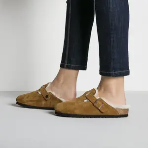 Μπαμπάτσες Birkenstock Boston Suede Leather image-4