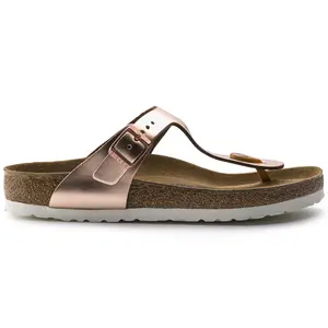Women's flip-flops Birkenstock Gizeh Natural Leather image-0