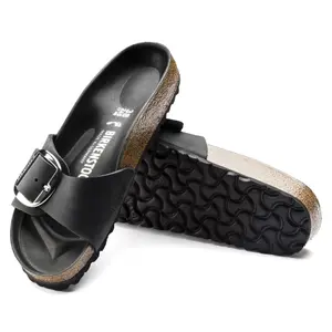Sandalias de mujer Birkenstock Madrid Big Buckle Natural Leather Oiled image-5