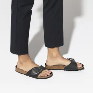 Sandalias de mujer Birkenstock Madrid Big Buckle Natural Leather Oiled image-3